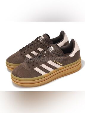 adidas Originals Gazelle Bold W Auburn Icey Pink Gum Platform Sneakers